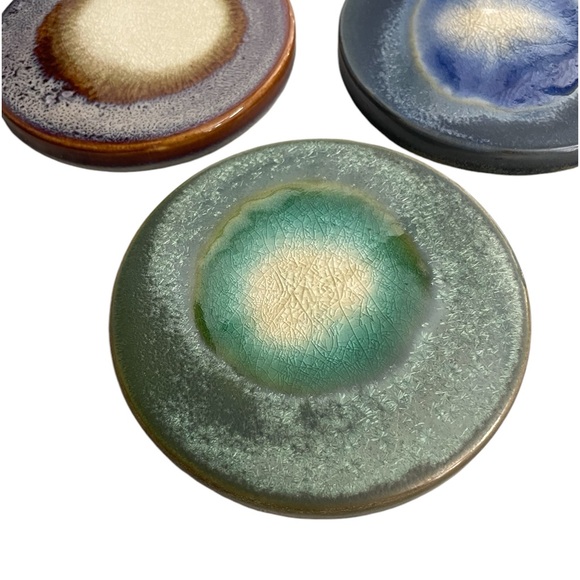 Colorful Stoneware Trivet Set of 3 - Picture 5 of 11